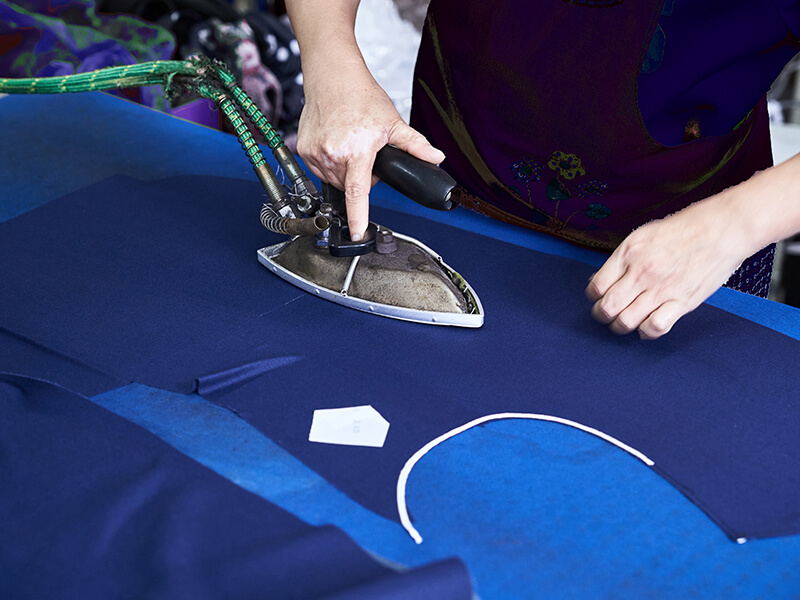 Ironing fabrics